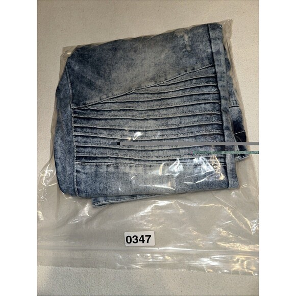 Southpole Jeans Men's Size 38/32 Blue Y2K Acid Wash Stretch Distressed Whiskered - Picture 12 of 12